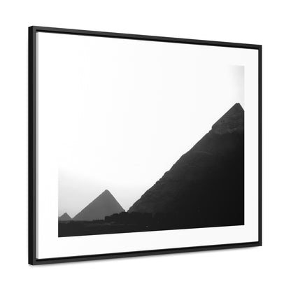 Timeless Echoes - Framed Canvas Photography b&w