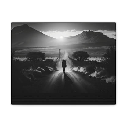 Not without purpose - Canvas b&w Wall Art