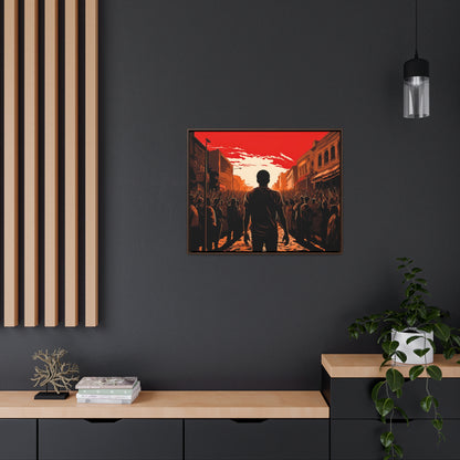 ሳይደፈርስ አይጠራም - Framed Canvas Wall Art
