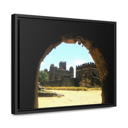 Through the Lion's Jaws - Framed Canvas Photography