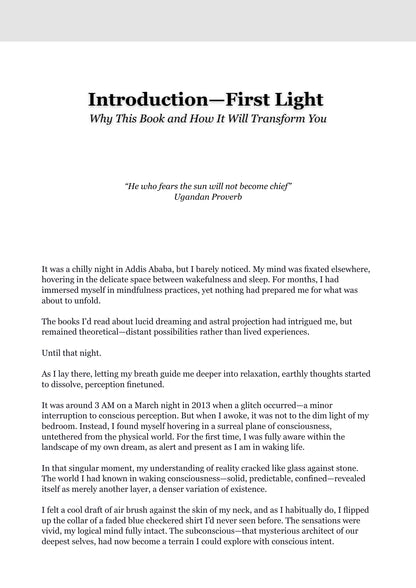 Lucid Alchemy: Awakening the Light Through Conscious Dreaming