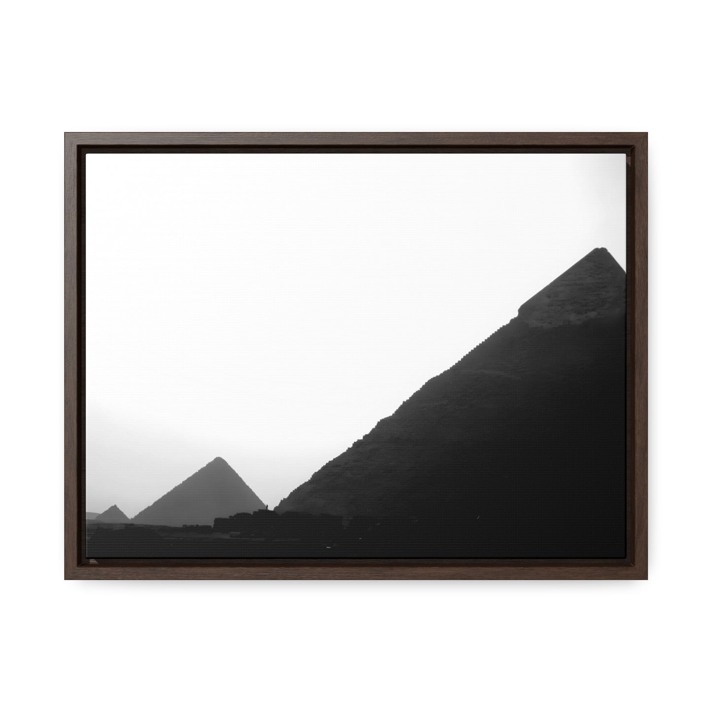 Timeless Echoes - Framed Canvas Photography b&w