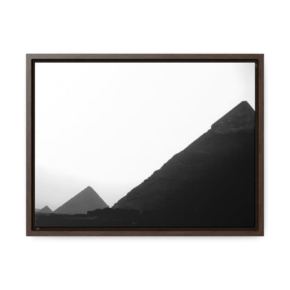 Timeless Echoes - Framed Canvas Photography b&w