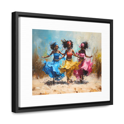 Windswept Rhythm - Framed Canvas Wall Art