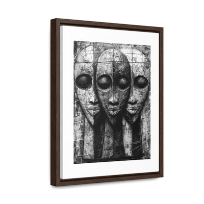 Got your back - Framed Canvas b&w Wall Art
