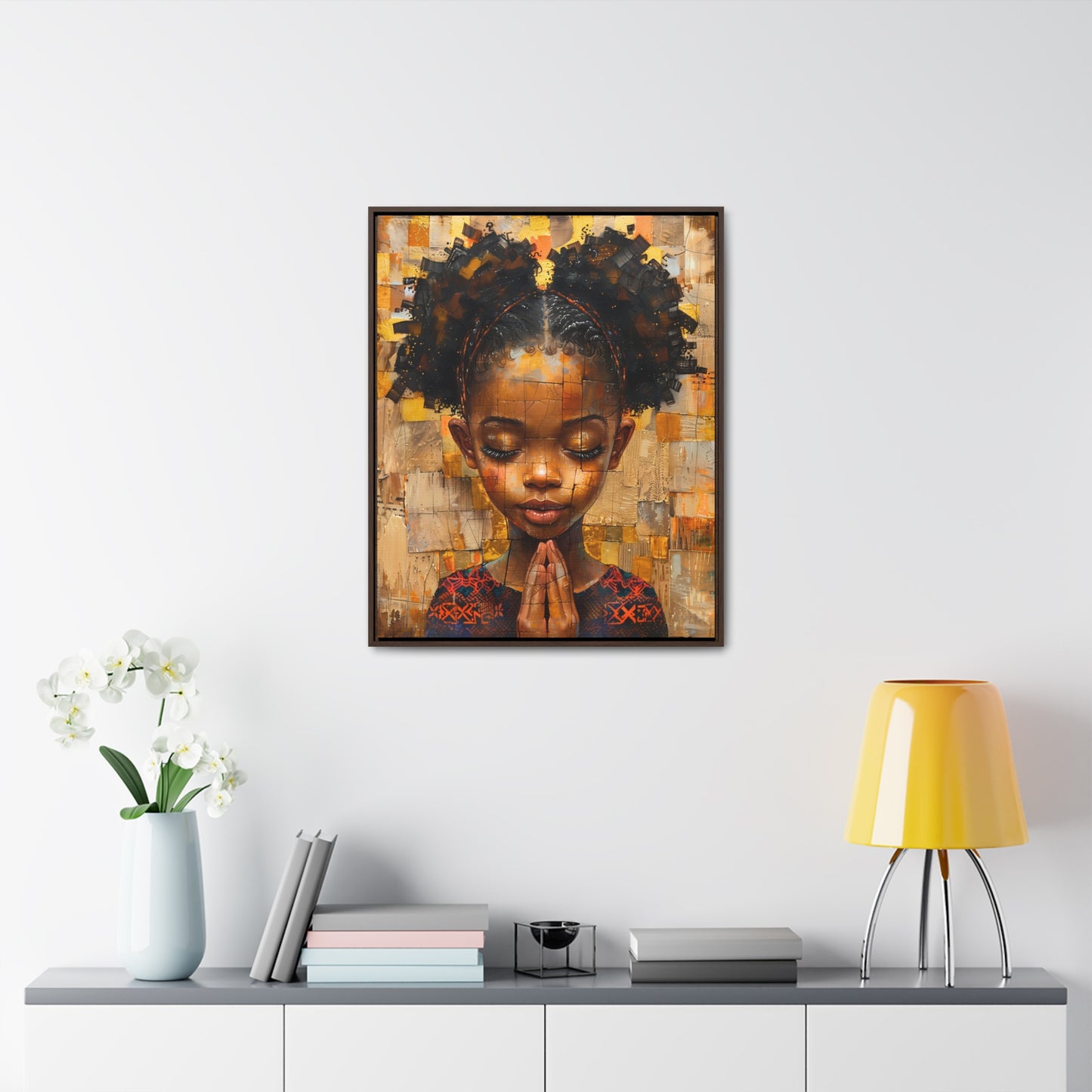 Whispers of Hope - Framed Canvas Wall Art