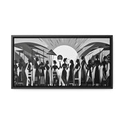 Bereket - Framed Canvas b&w Wall Art