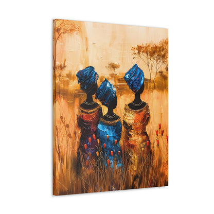 Sisters of the Savannah - Canvas Wall Art