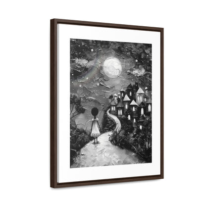 Path to Abundance I - Framed Canvas b&w Wall Art