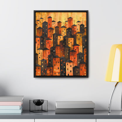 City of Inner Heights - Framed Canvas Wall Art