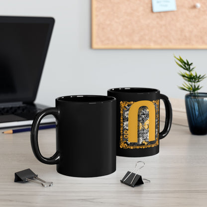 Sip on Abundance, Defined - Ceramic Mug, black