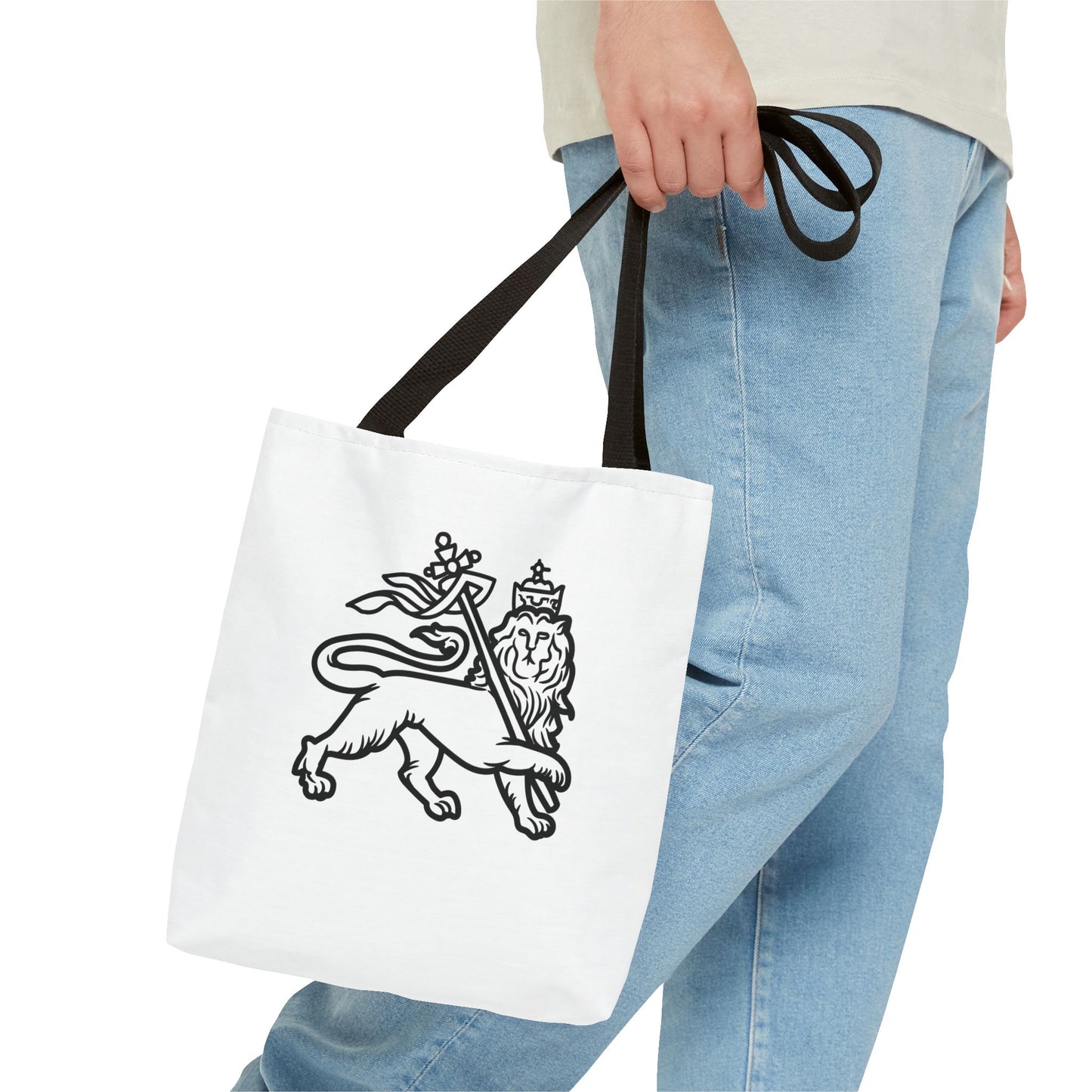 Shield & Lion of Judah Heartware Symbols Tote Bag