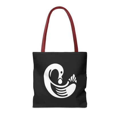 Sankofa & Yin Yang Heartware Symbols Tote Bag