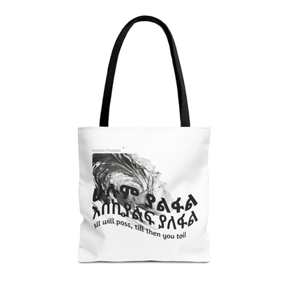 Naughty Proverbs Tote Bag Pain & Greatness