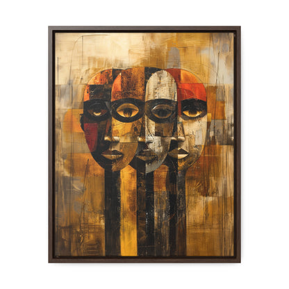 Beneath the Veil - Framed Canvas Wall Art