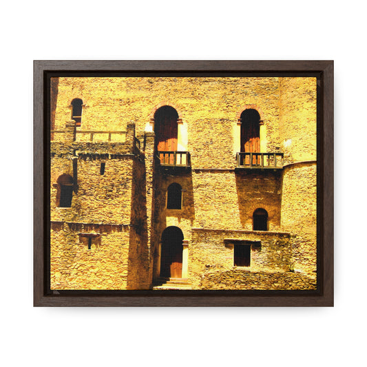 Whispers in Stone - Framed Canvas Photography
