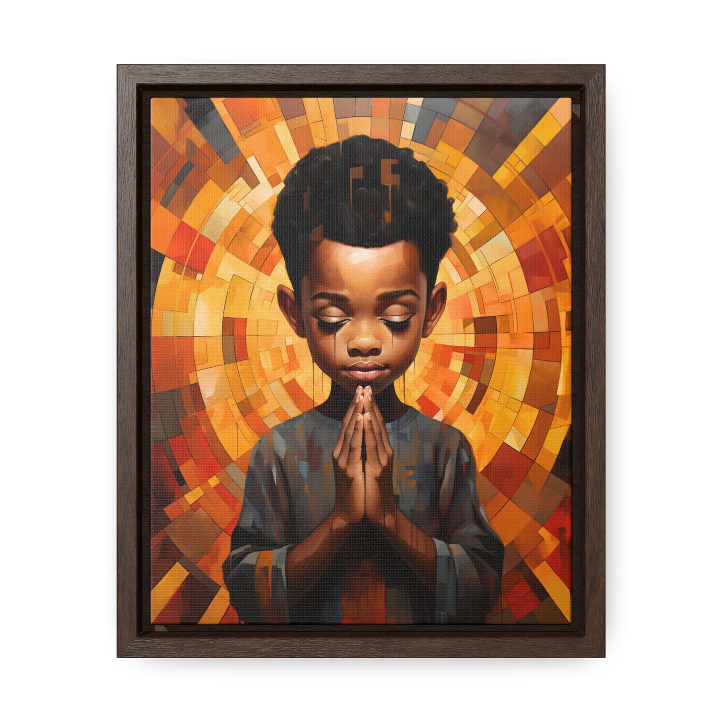 Radiance of Grace - Framed Canvas Wall Art