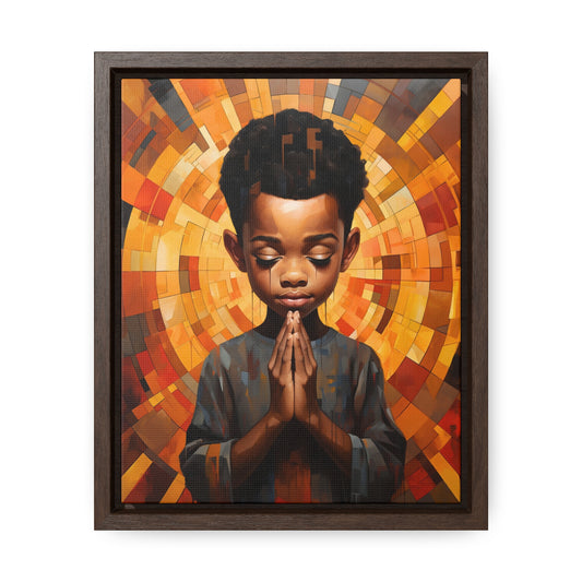 Radiance of Grace - Framed Canvas Wall Art