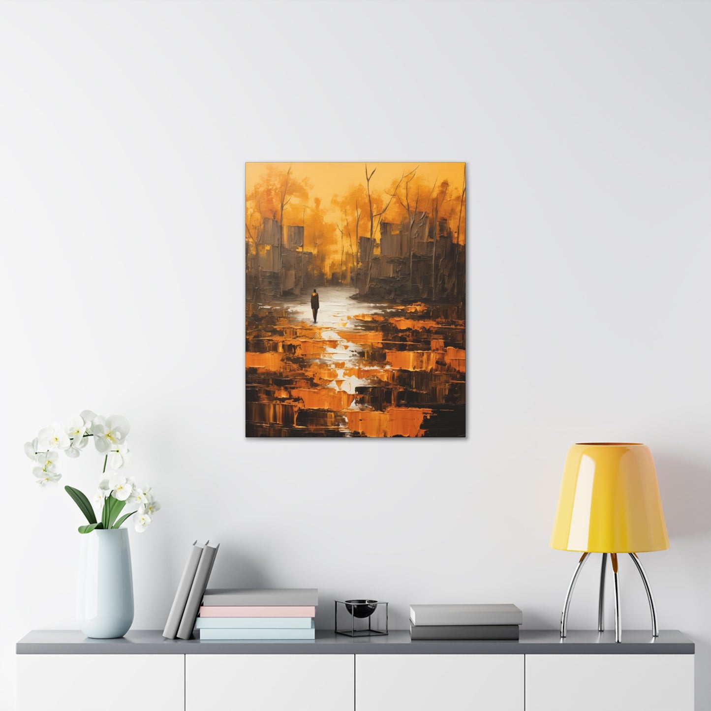 Solitude's Wisdom - Canvas Wall Art