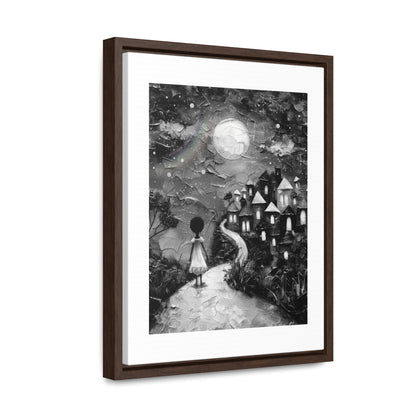 Path to Abundance I - Framed Canvas b&w Wall Art