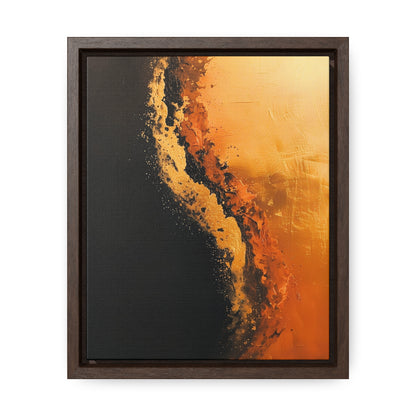 Yin Yang Shore - Framed Canvas Wall Art