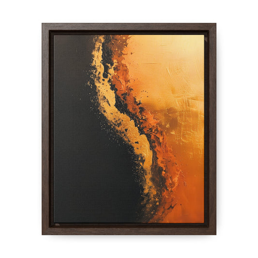Yin Yang Shore - Framed Canvas Wall Art