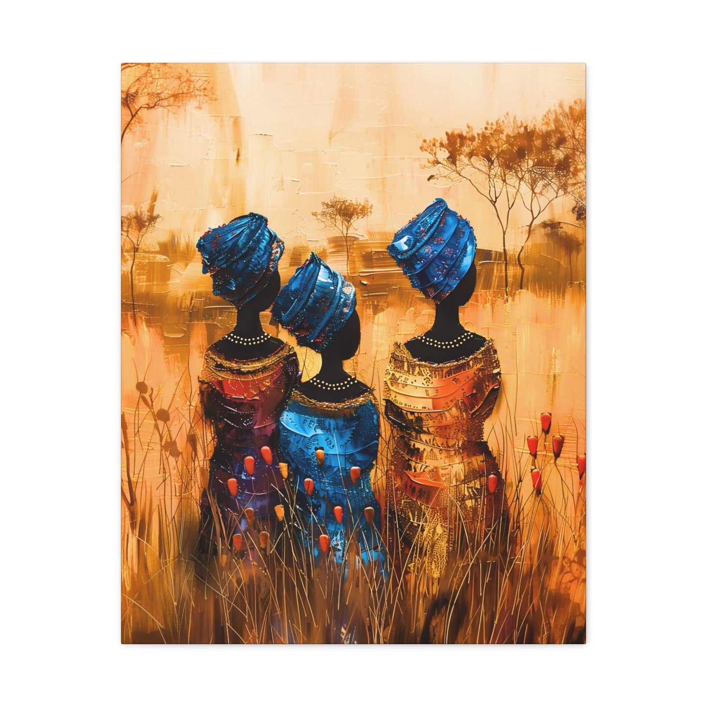 Sisters of the Savannah - Canvas Wall Art