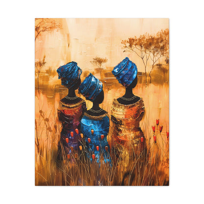Sisters of the Savannah - Canvas Wall Art