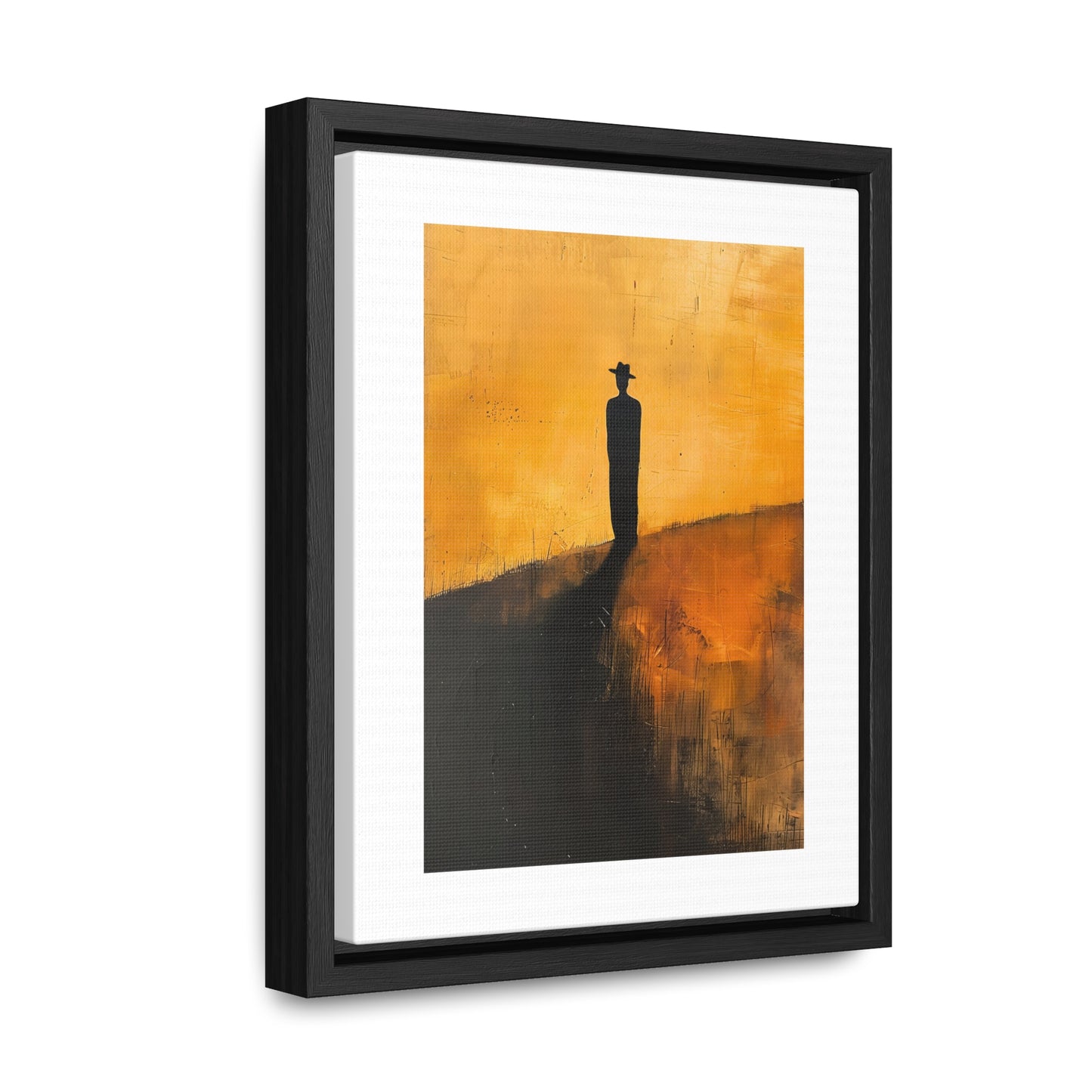 Alone, not Lonely - Framed Canvas Wall Art