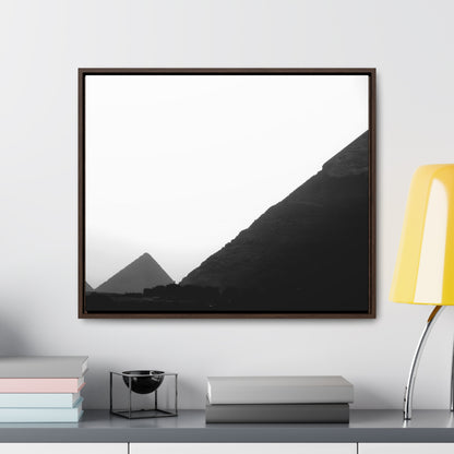 Timeless Echoes - Framed Canvas Photography b&w