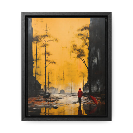 Unveiling the Sky - Framed Canvas Wall Art