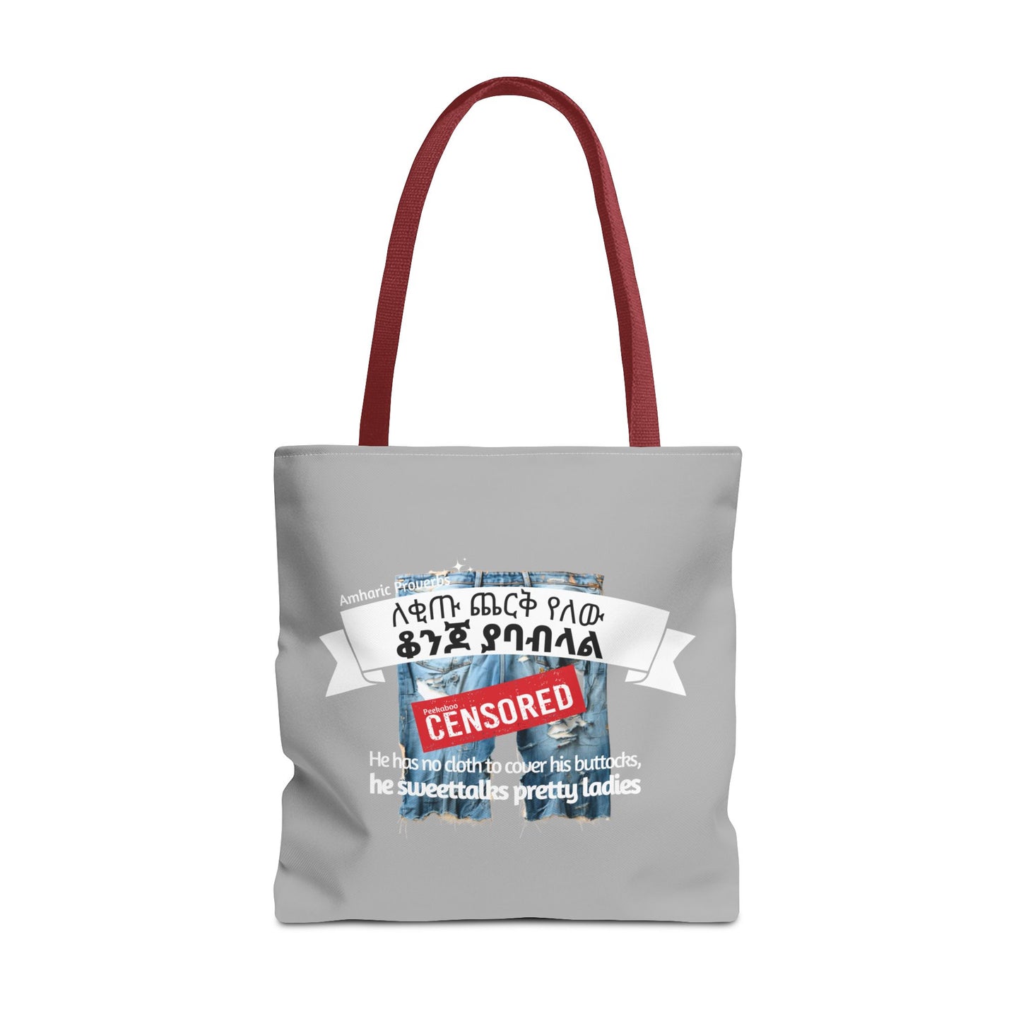 Naughty Proverbs Tote Bag Donkeys & Buttocks