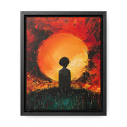 A Dawn of Promise - Framed Canvas Wall Art
