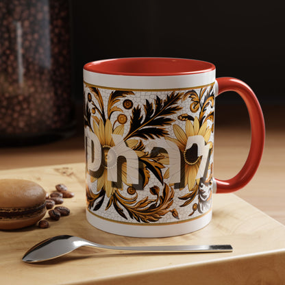 Profound Gratitude Ceramic Mug, two tone