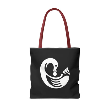 Sankofa & Yin Yang Heartware Symbols Tote Bag