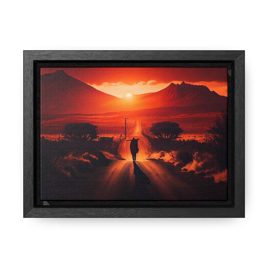 "Not without purpose" - Framed Canvas Wall Art