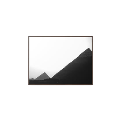 Timeless Echoes - Framed Canvas Photography b&w