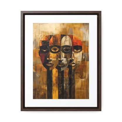 Beneath the Veil - Framed Canvas Wall Art