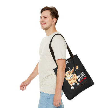 Naughty Proverbs Tote Bag Cows & Goats