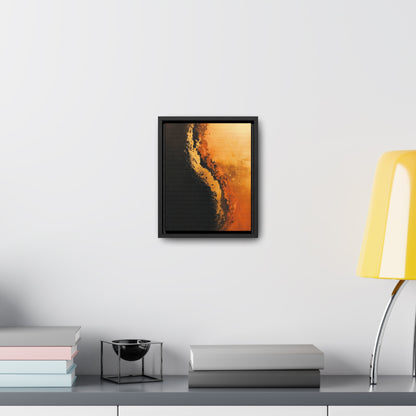 Yin Yang Shore - Framed Canvas Wall Art