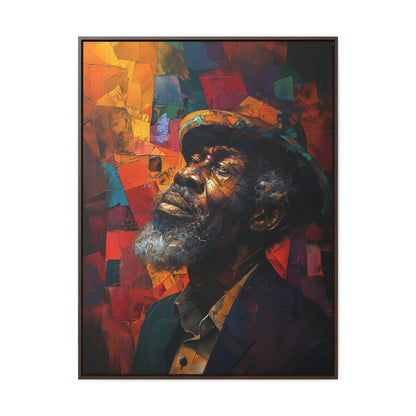 Gratitude's Whisper ተመስገን አምላኬ - Framed Canvas Wall Art