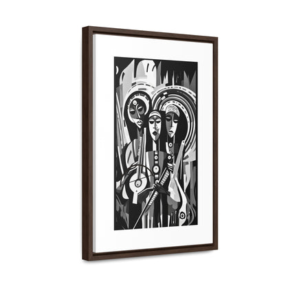 The Masinko Maestro - Framed Canvas b&w Wall Art