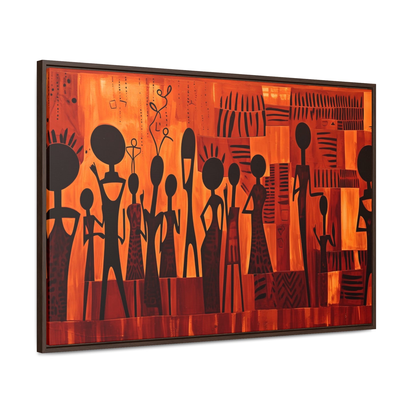 Harmony Unveiled - Framed Canvas Wall Art