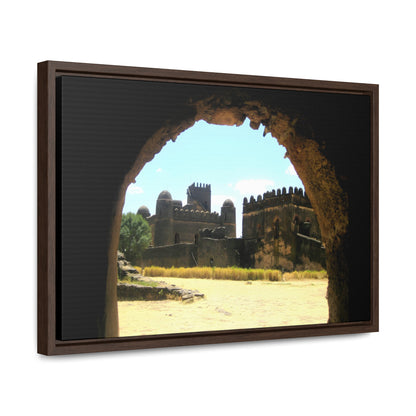 Through the Lion's Jaws - Framed Canvas Photography