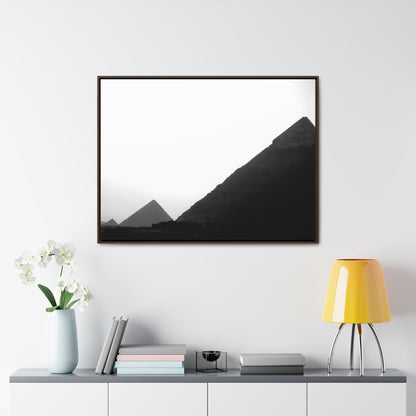 Timeless Echoes - Framed Canvas Photography b&w