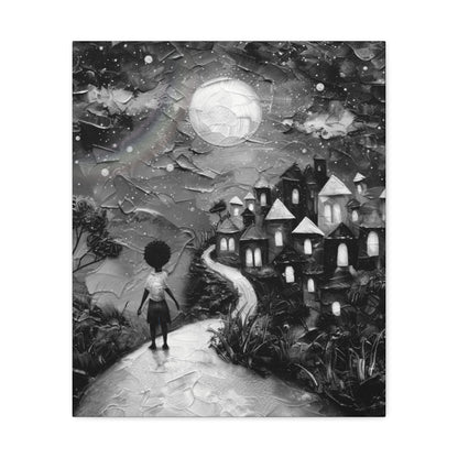 Path to Abundance II - Canvas b&w Wall Art