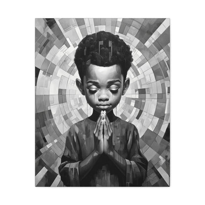 Radiance of Grace - Canvas b&w Wall Art