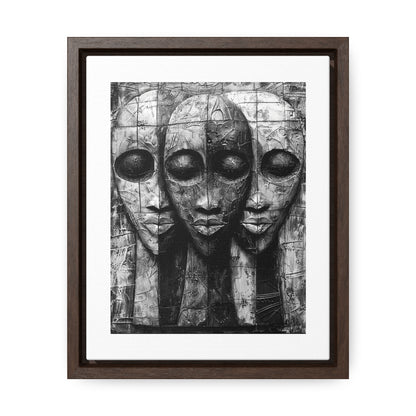 Got your back - Framed Canvas b&w Wall Art