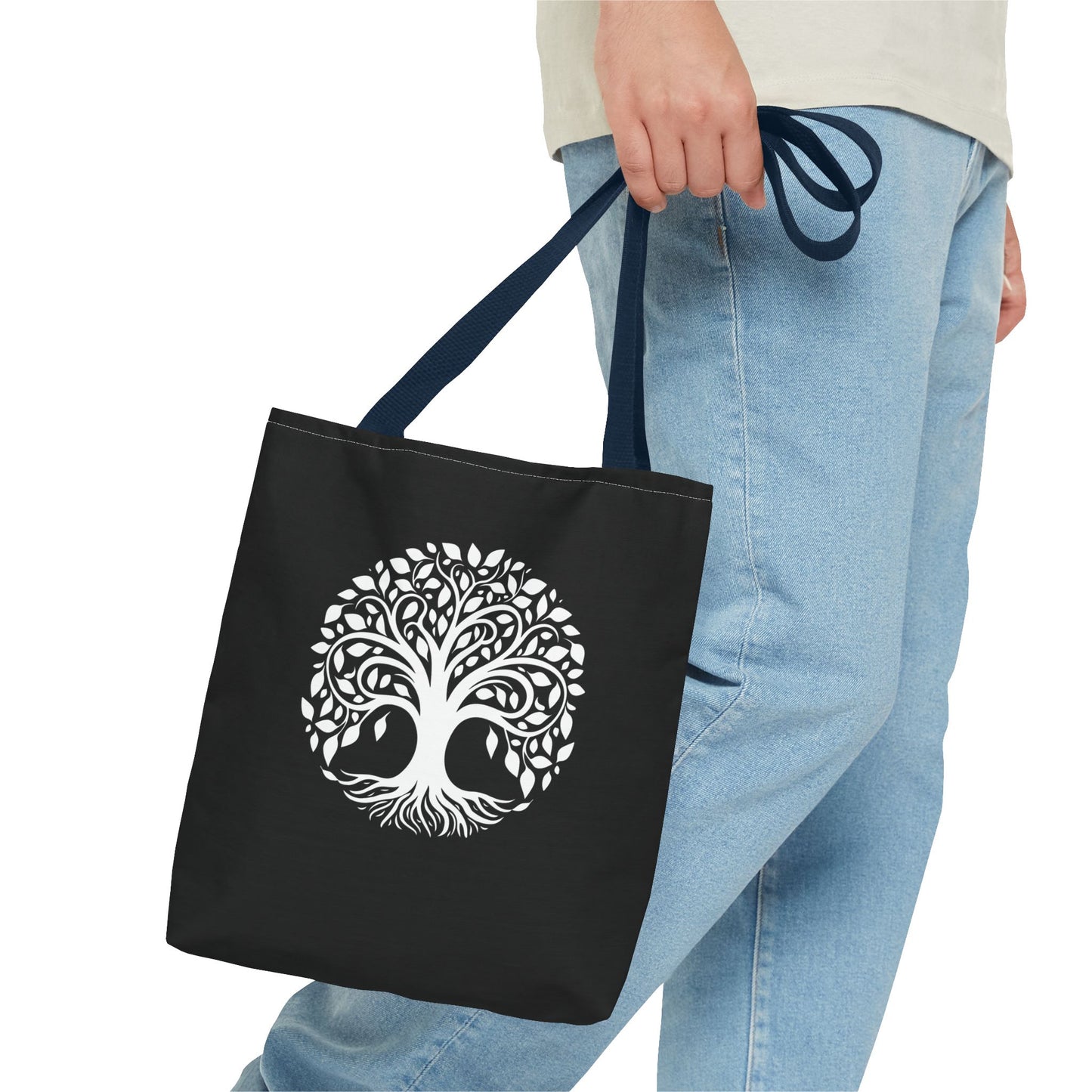 Tree of Life & Mandala Heartware Symbols Tote Bag