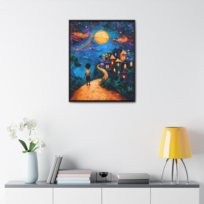Path to Abundance II - Framed Canvas Wall Art
